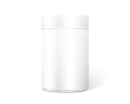 Słoik plastikowy 1000 g/1200 ml z zamknięciem oraz pierścieniem gwarancyjnym.