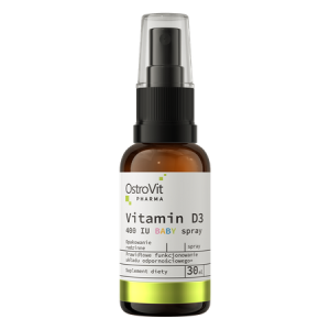 OstroVit Pharma Witamina D3 dla niemowląt 400 IU w sprayu 30 ml