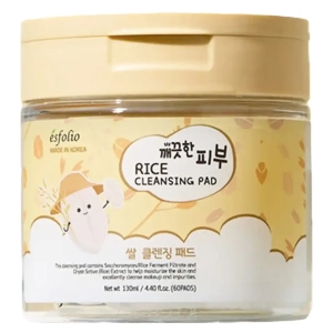 ESFOLIO Pure Skin Rice Cleansing Pad – Ryżowe Płatki Oczyszczające 60 szt