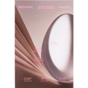 MEDIHEAL Retinol Collagen Ampoule Lifting Mask Ujędrniająca Maska w Płachcie do Twarzy 30 ml